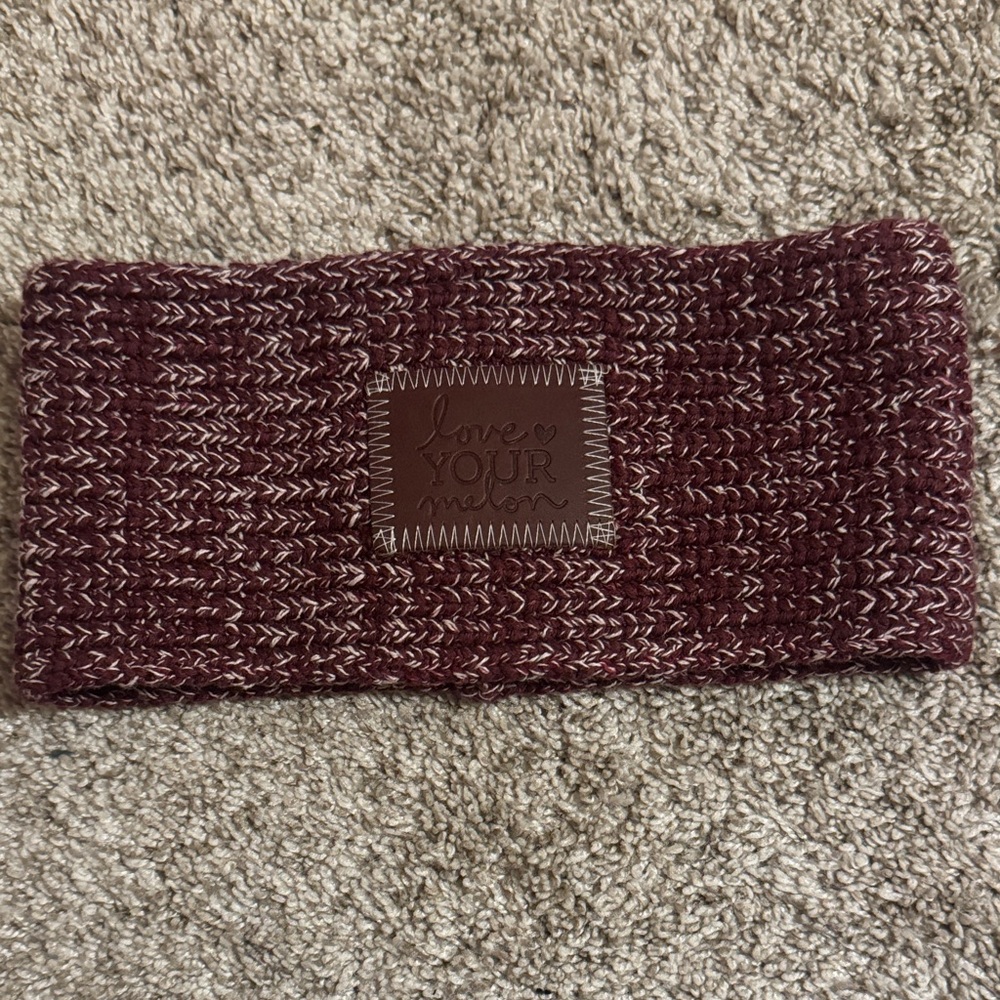 Outerknown Burgundy Knit Headband